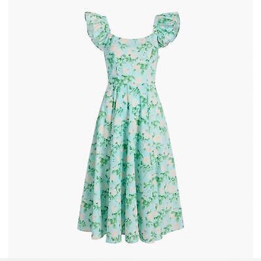 HILL HOUSE HOME DAPHNE DRESS IN BLUE ROSES
